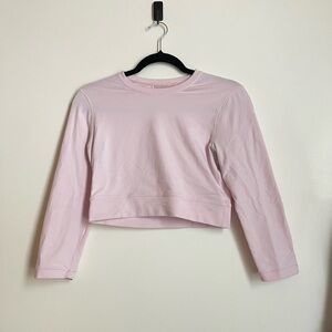 Lululemon Cropped Light Pink Top